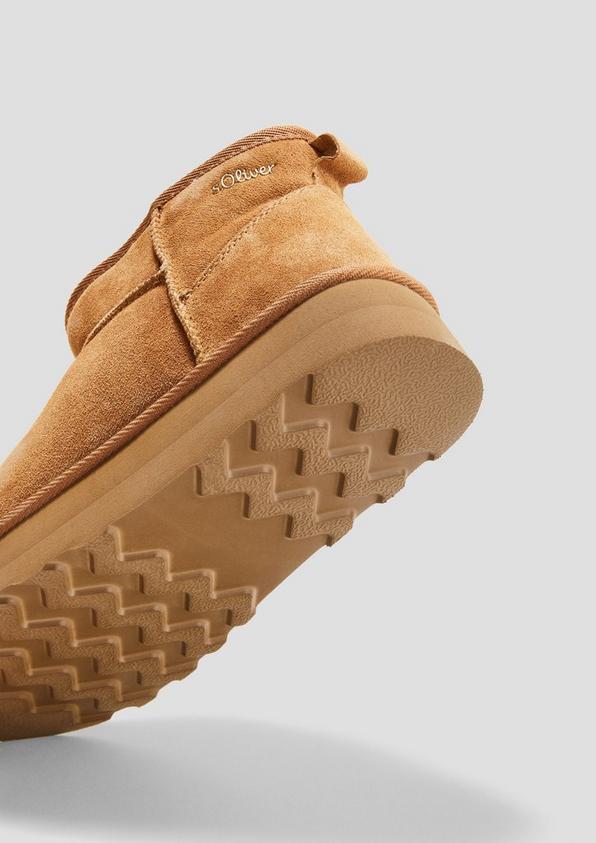 s.Oliver Stiefel mit Teddyplüsch-Futter