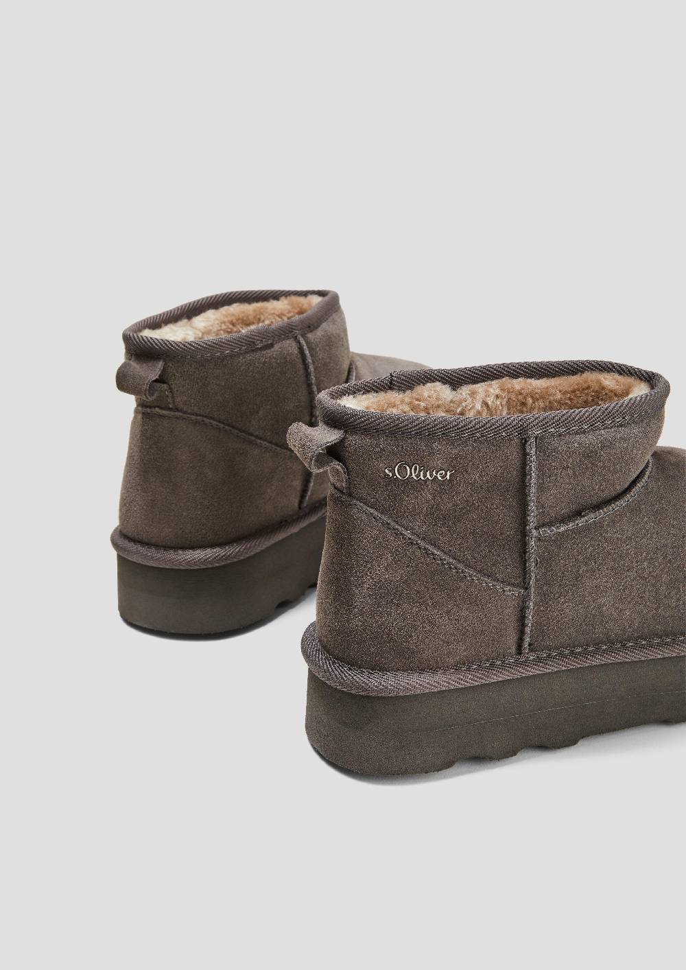 S.Oliver Stiefel Mit Teddyplüsch-Futter