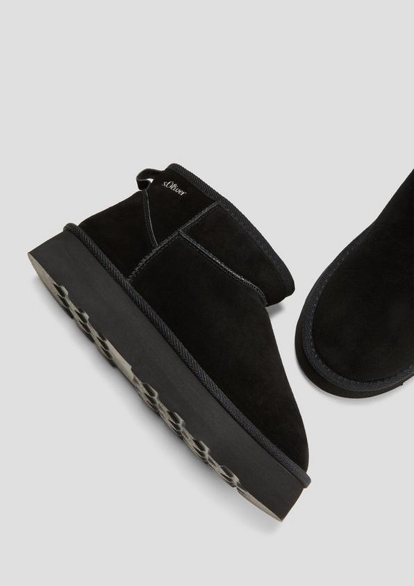 s.Oliver Stiefel mit Teddyplüsch-Futter