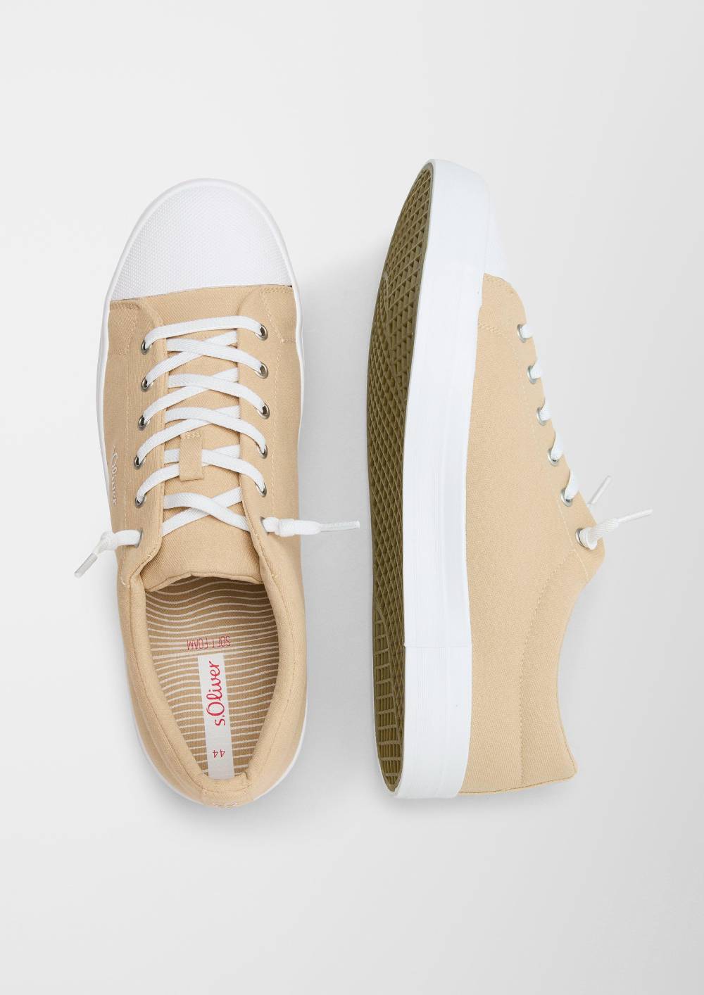 S.Oliver Stoffsneaker Mit Gummierter Spitze
