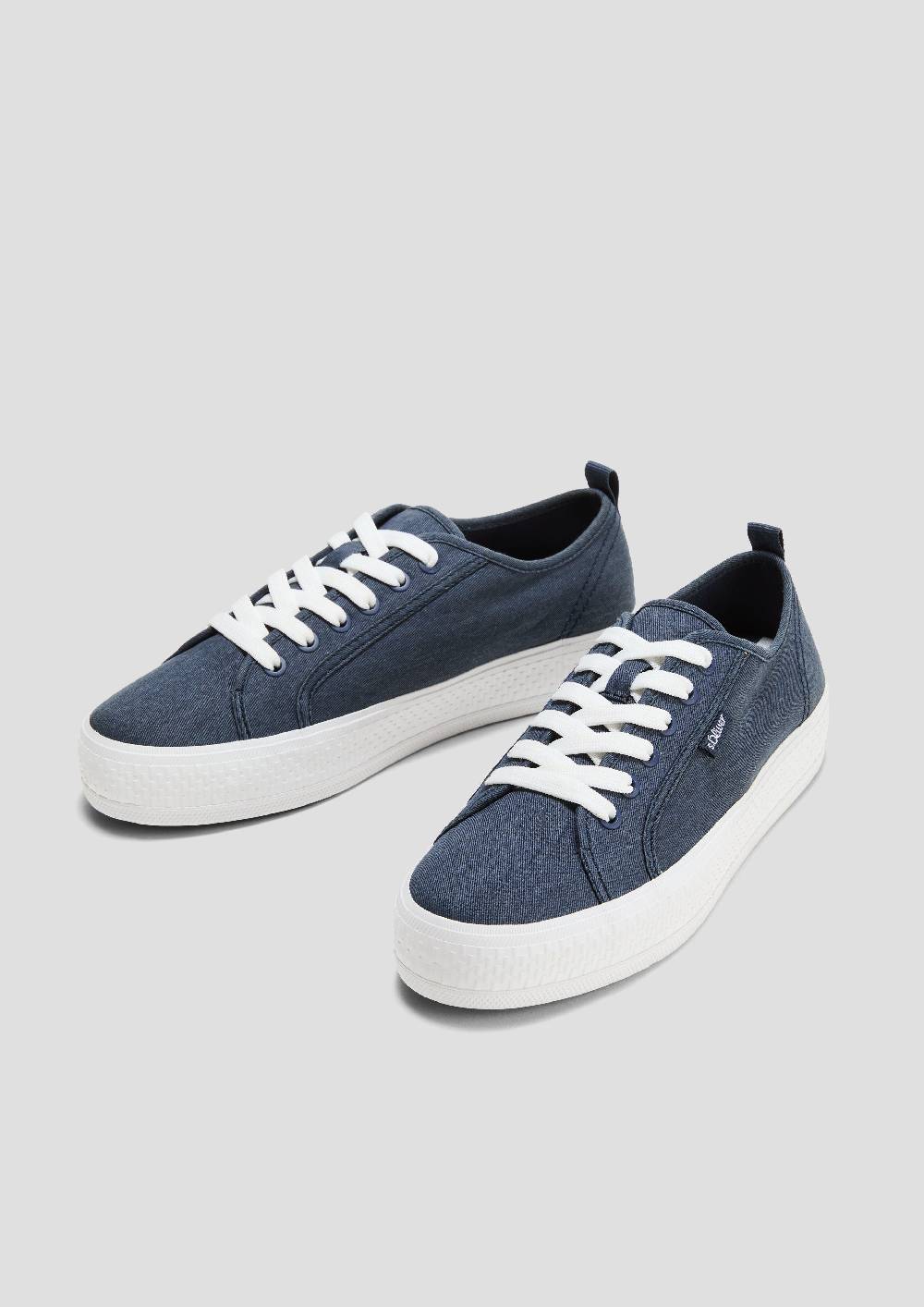 S.Oliver Stoffsneaker Mit Logo-Details