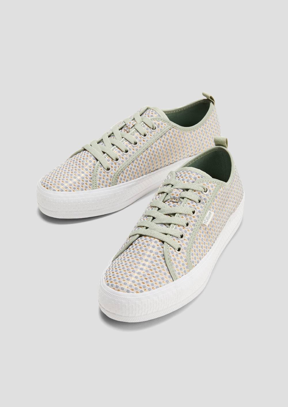 S.Oliver Stoffsneaker Mit Logo-Details