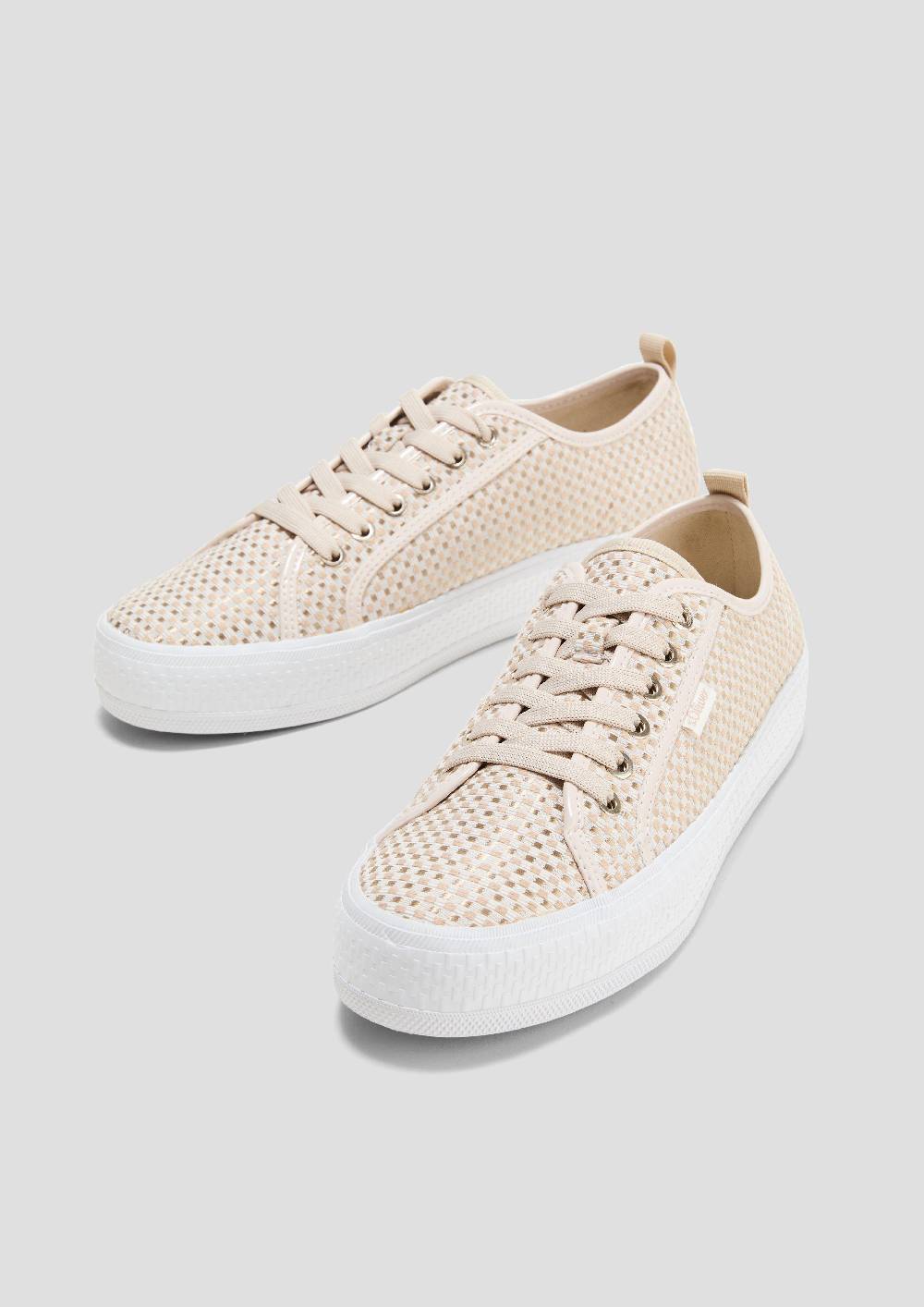 S.Oliver Stoffsneaker Mit Logo-Details