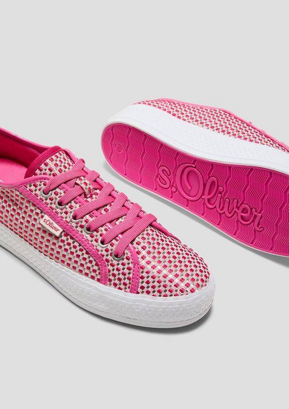s.Oliver Stoffsneaker mit Logo-Details