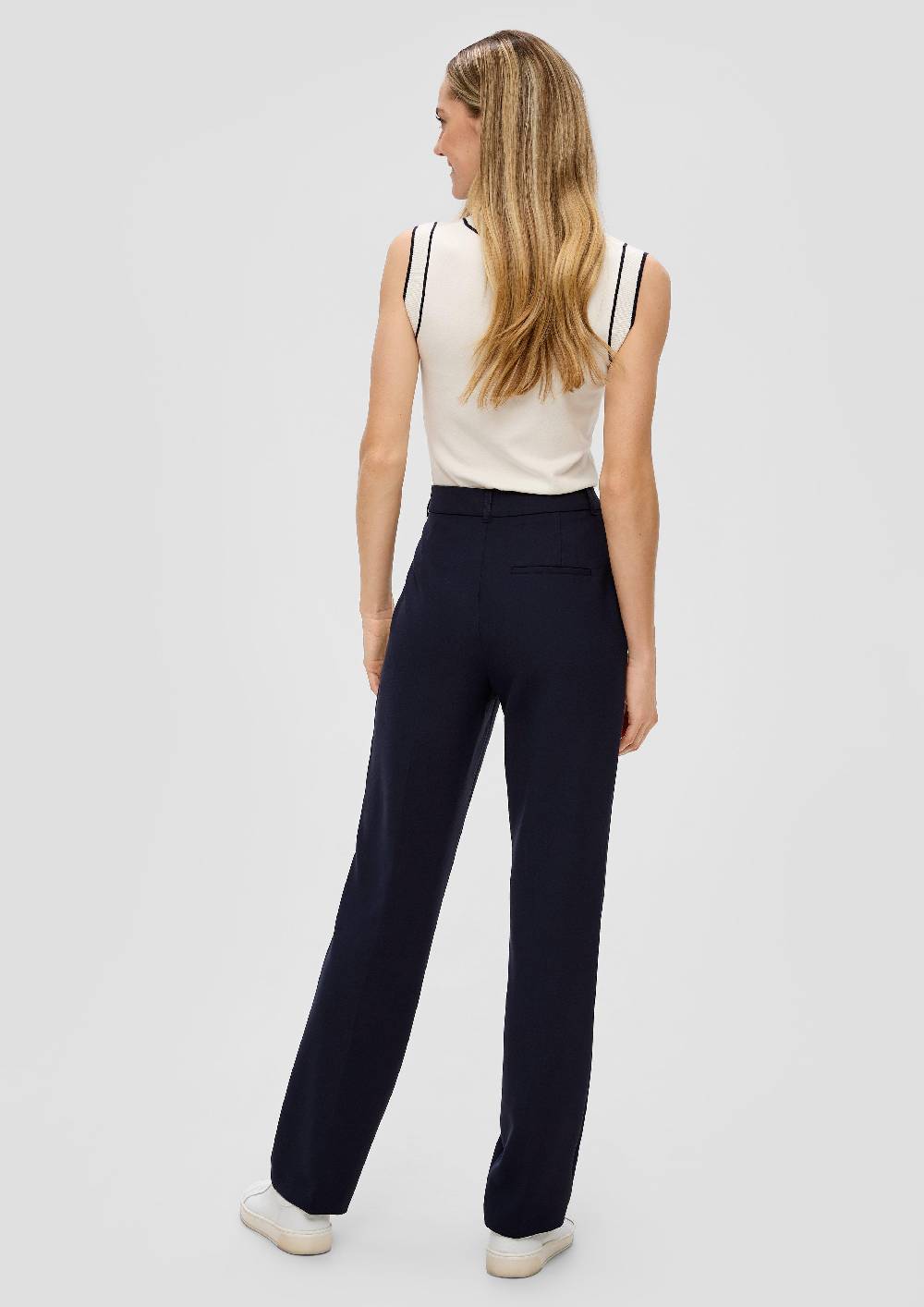 S.Oliver Straight-Leg-Hose Aus Viskosemix