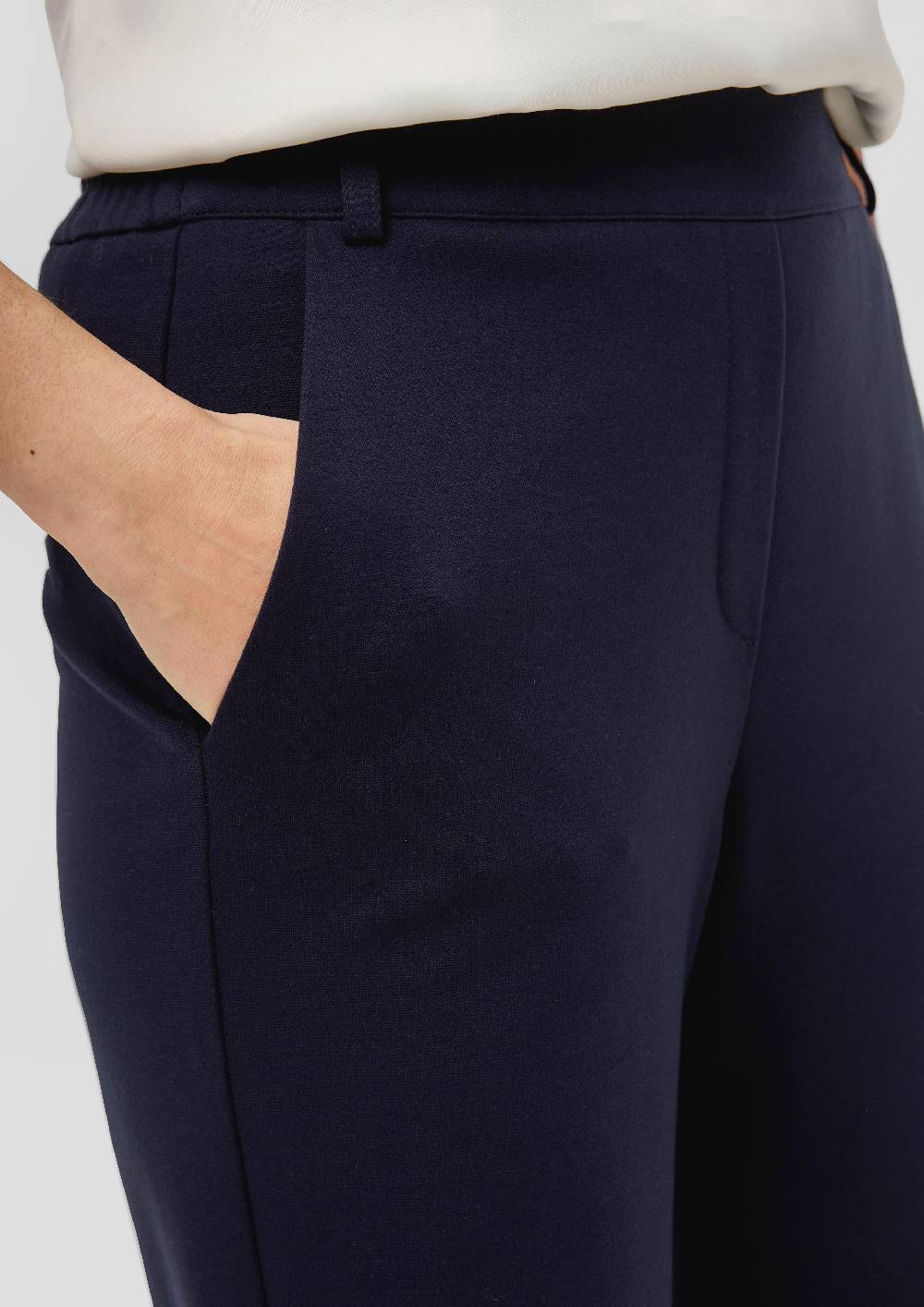 S.Oliver Straight Leg-Hose Aus Viskosemix