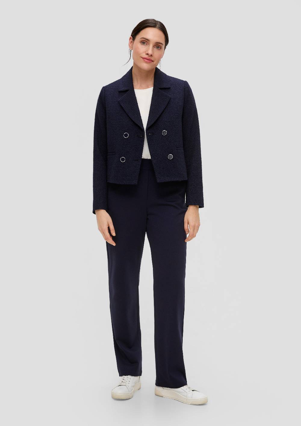 S.Oliver Straight Leg-Hose Aus Viskosemix