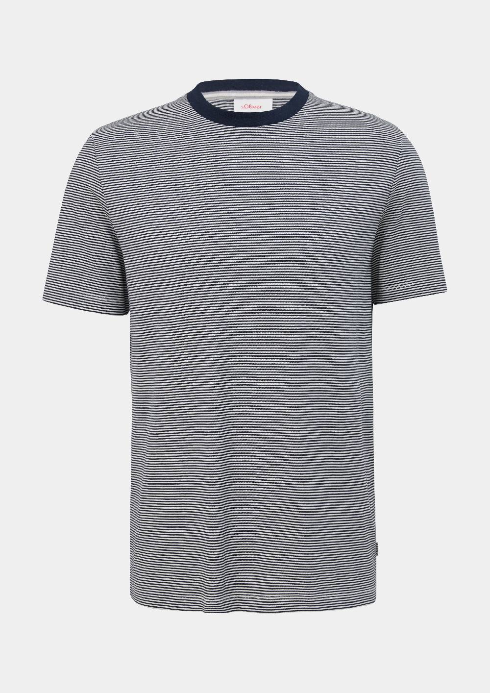 S.Oliver Streifenshirt Aus Modalmix