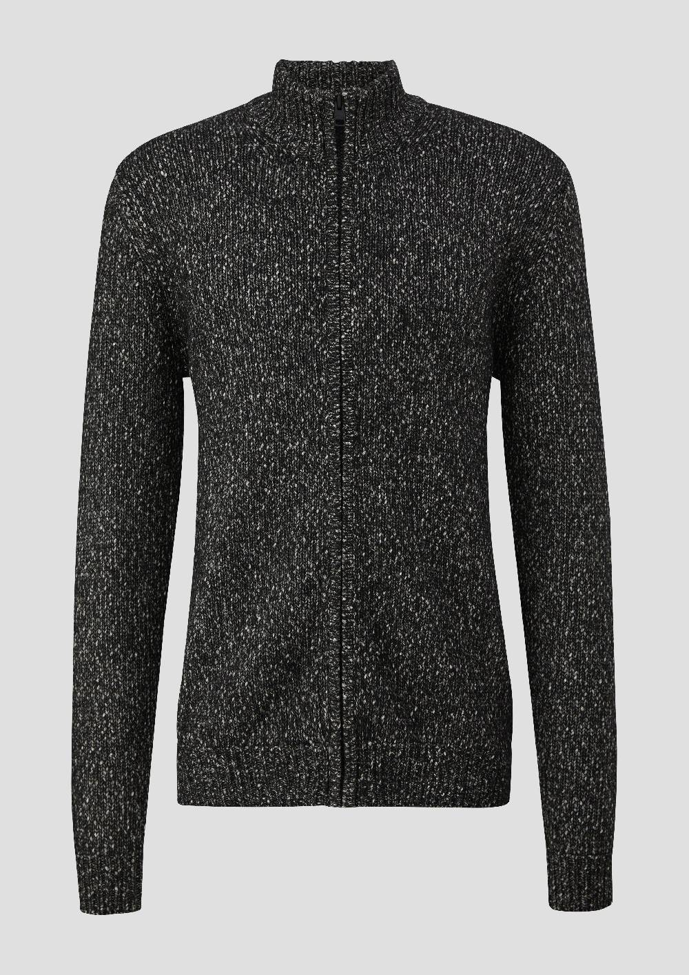 S.Oliver Strickcardigan Mit Reißverschluss