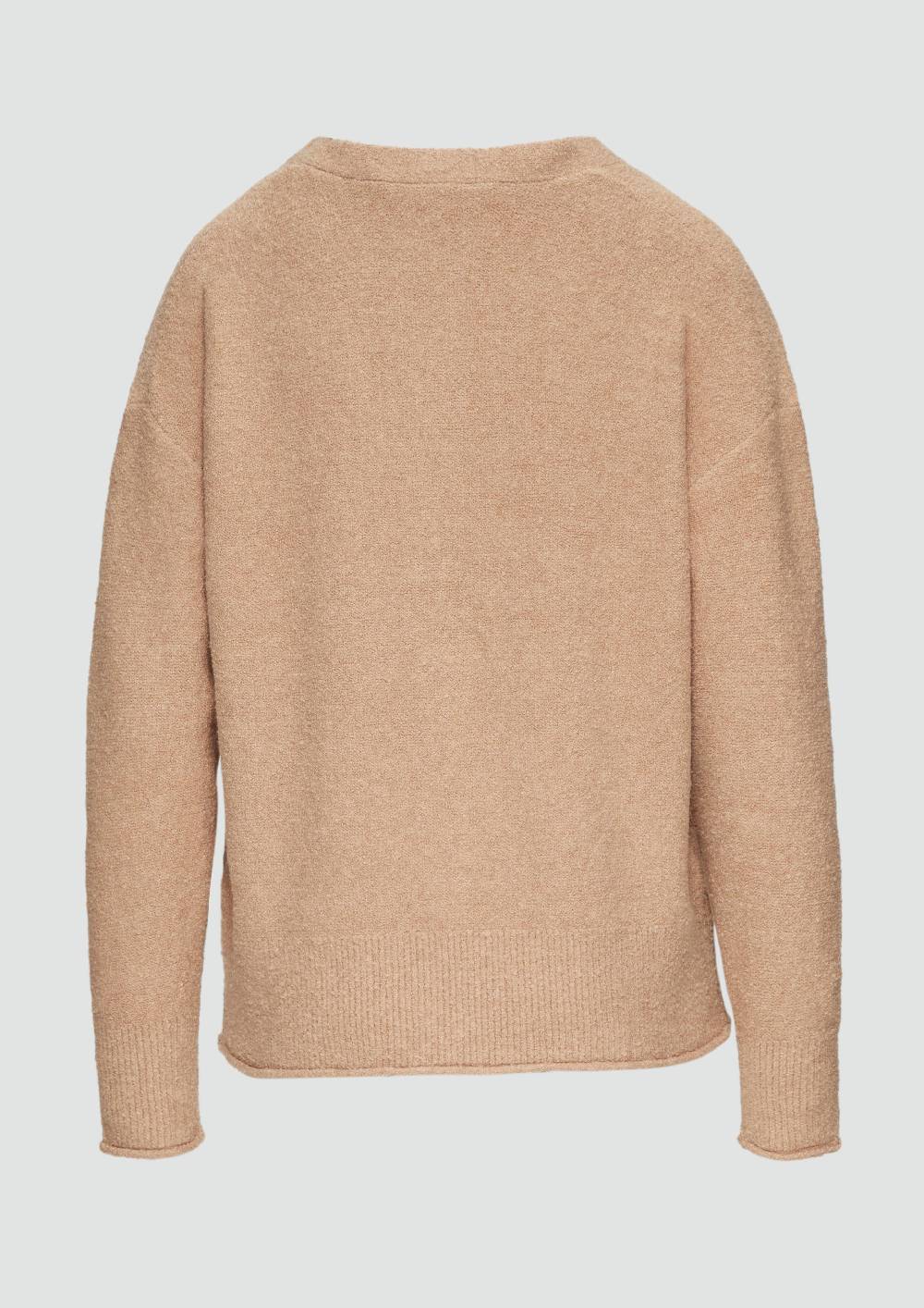 S.Oliver Strickjacke Aus Baumwoll-Bouclé