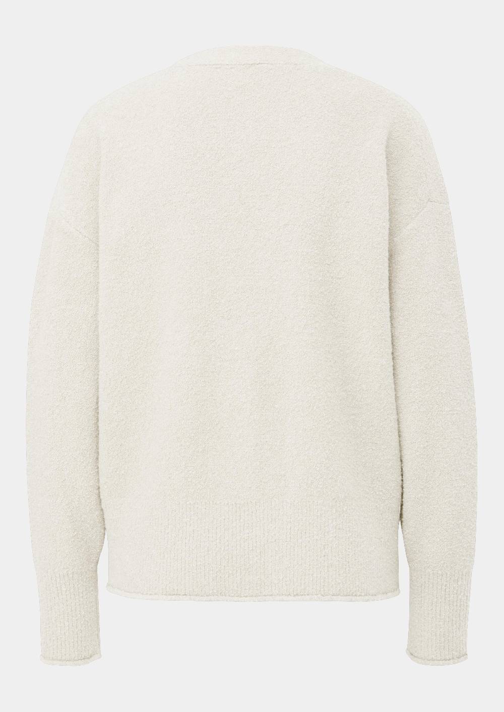 S.Oliver Strickjacke Aus Baumwoll-Bouclé