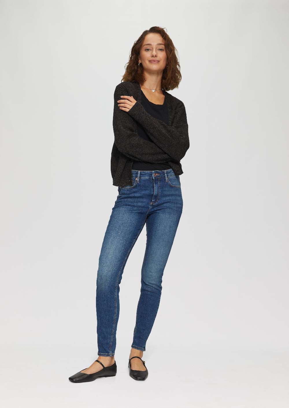 S.Oliver Strickjacke Aus Baumwollmix