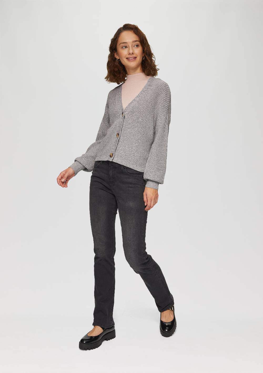 S.Oliver Strickjacke Aus Baumwollmix