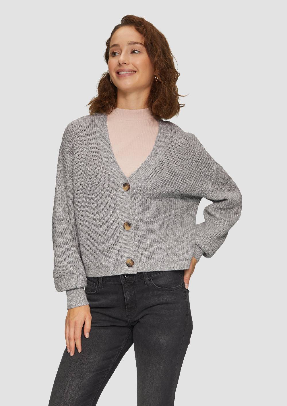 S.Oliver Strickjacke Aus Baumwollmix