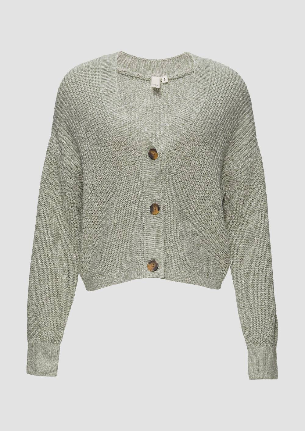 S.Oliver Strickjacke Aus Baumwollmix