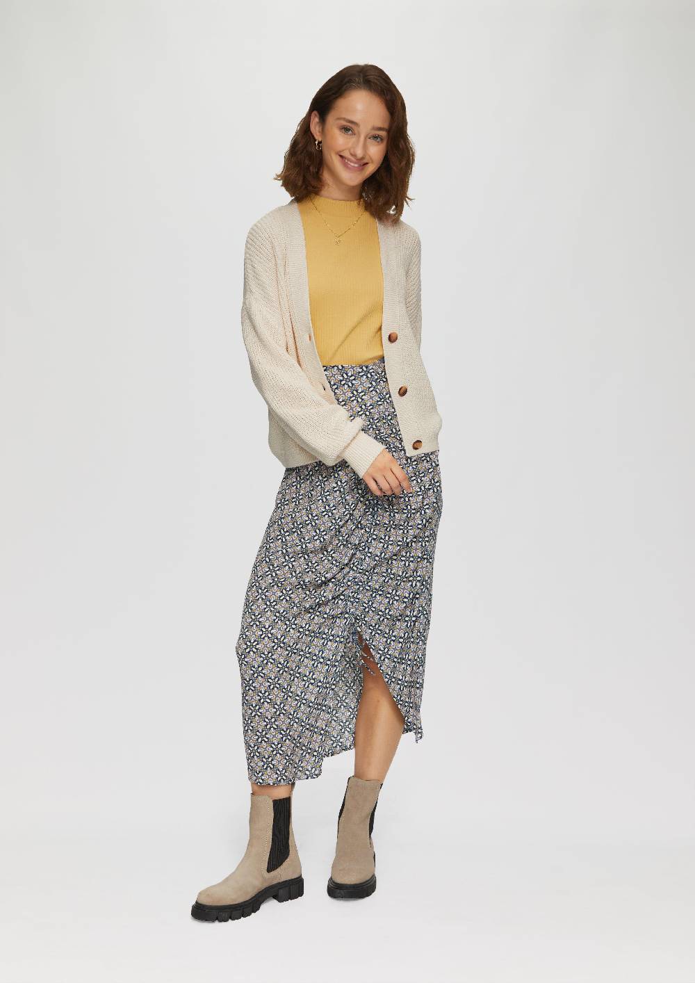 S.Oliver Strickjacke Aus Baumwollmix