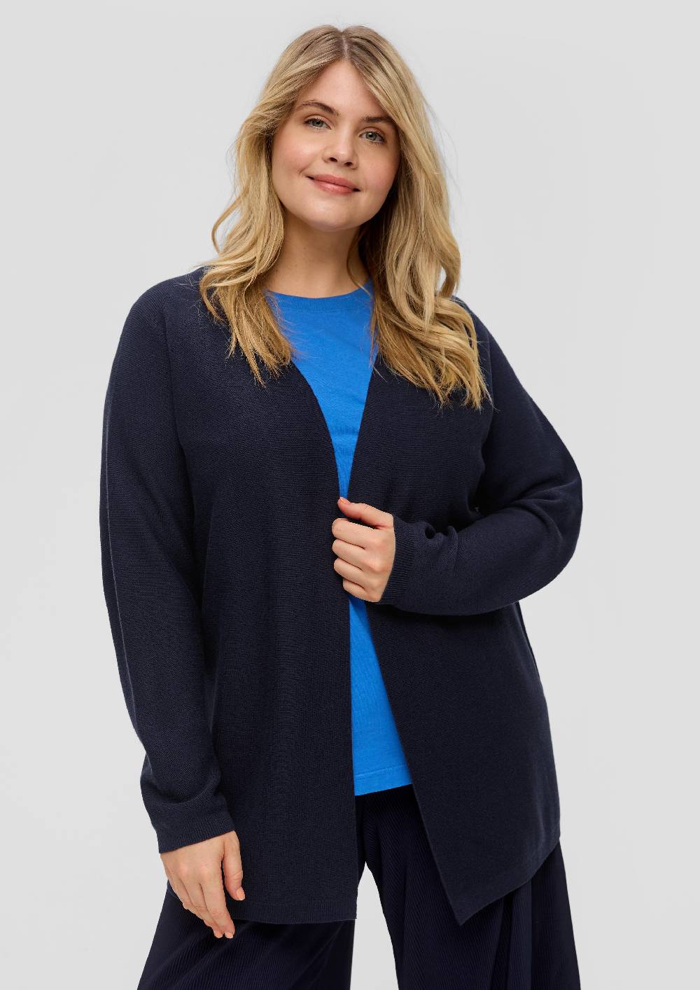 S.Oliver Strickjacke Aus Viskosemix