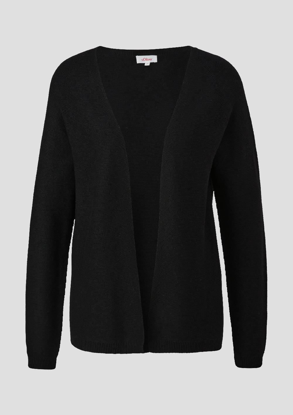 S.Oliver Strickjacke Aus Viskosemix