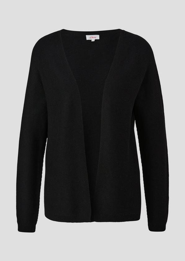 S.Oliver Strickjacke Aus Viskosemix