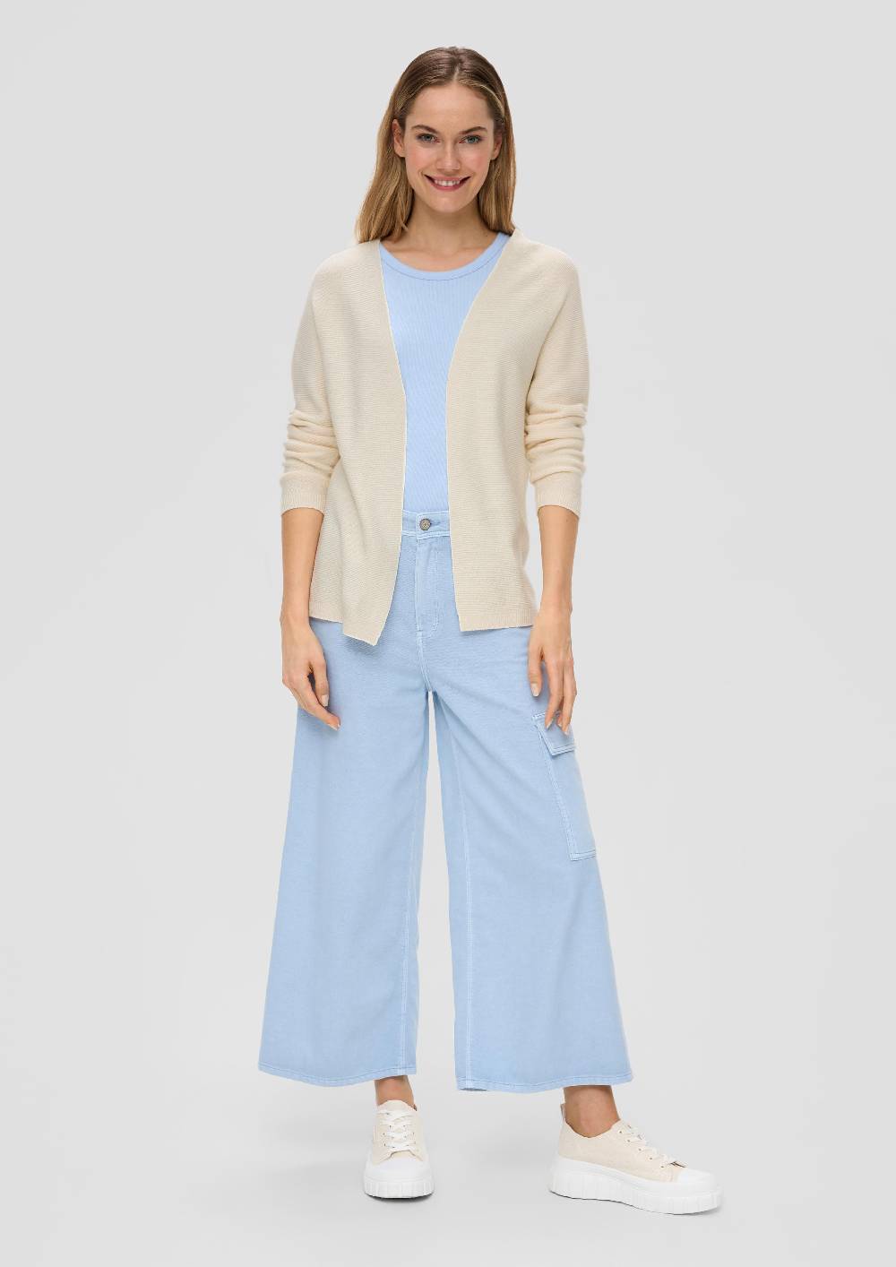 S.Oliver Strickjacke Aus Viskosemix