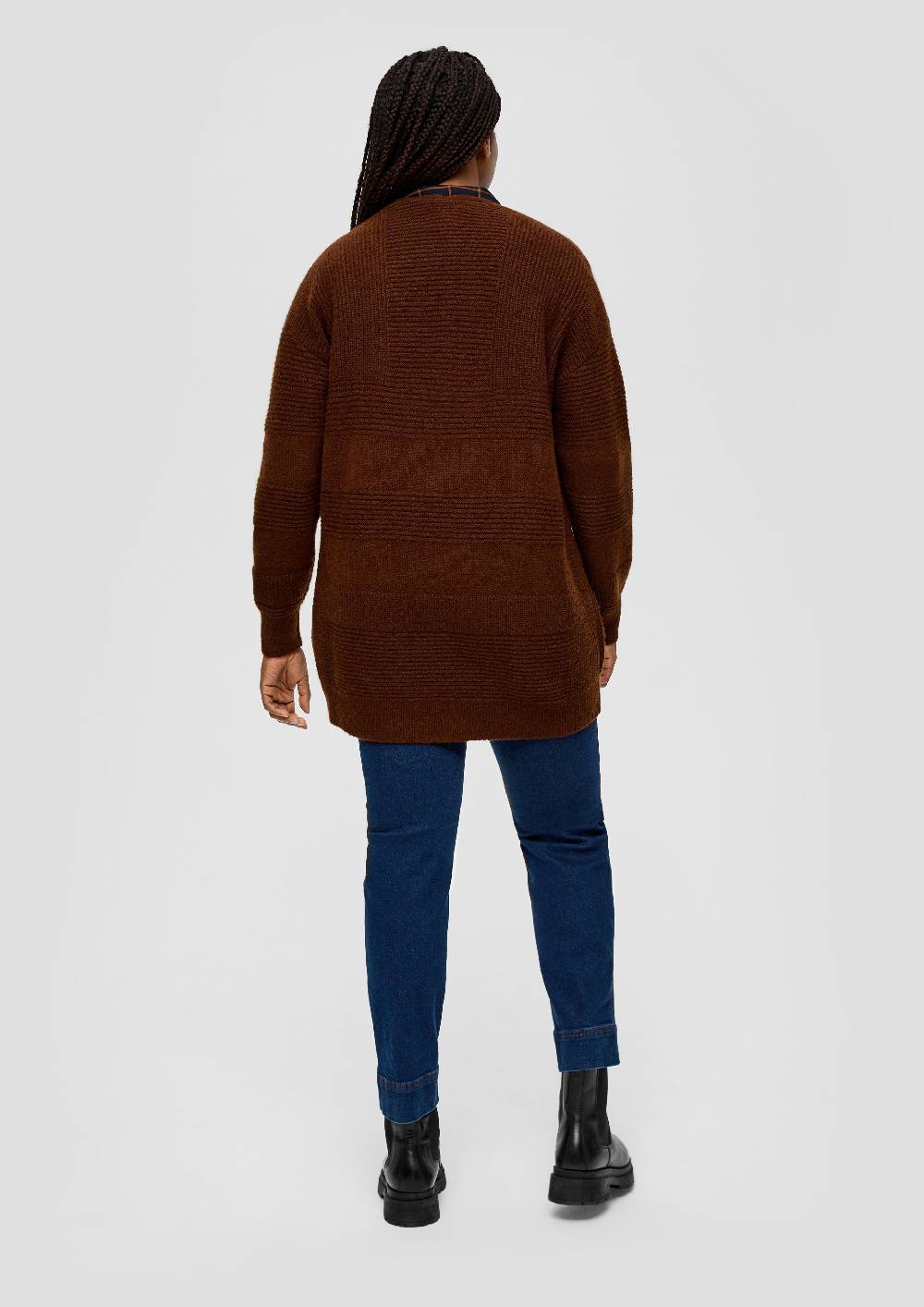 S.Oliver Strickjacke Mit Bindeband