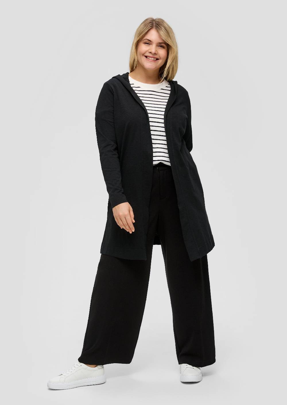 S.Oliver Strickjacke Mit Flammgarnstruktur