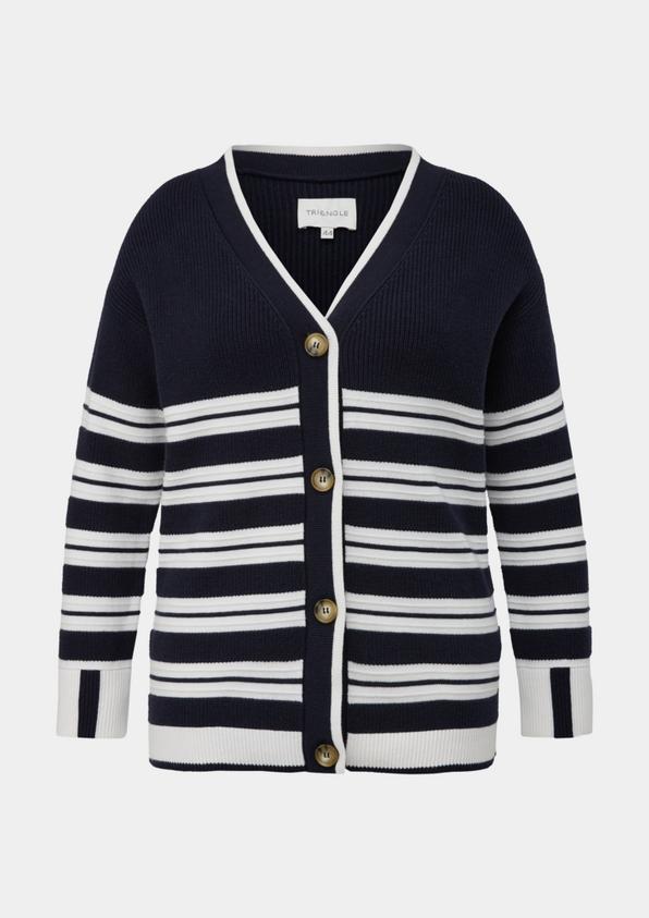 s.Oliver Strickjacke mit Kontraststreifen