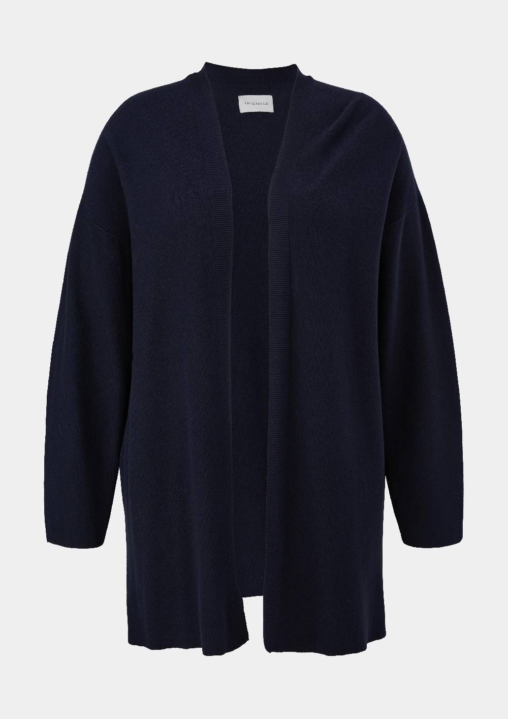 S.Oliver Strickjacke Mit Rippblende