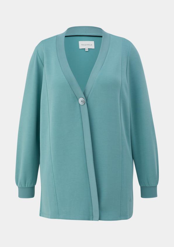 S.Oliver Strickjacke Mit Rippblende