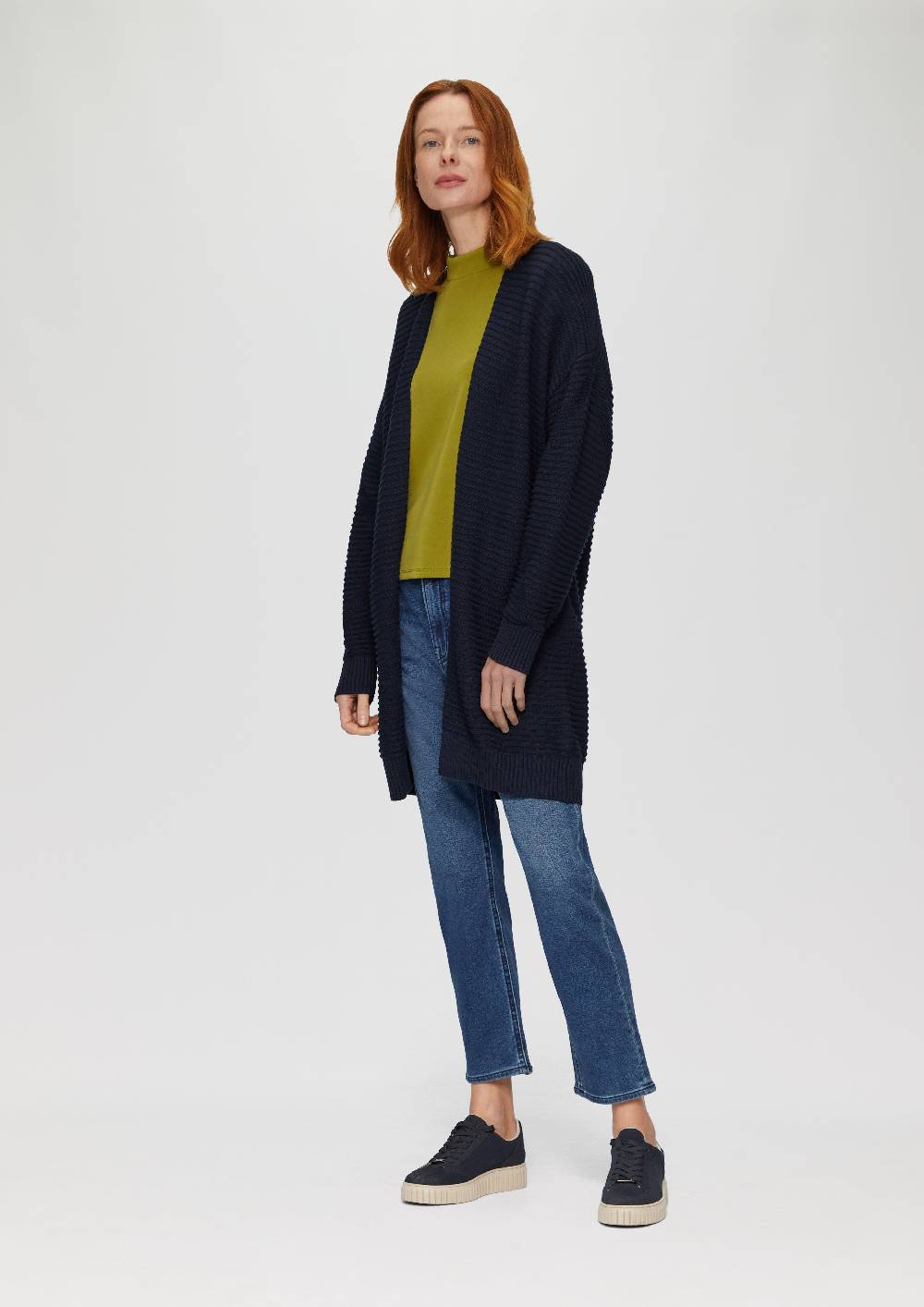 S.Oliver Strickjacke Mit Strukturmuster