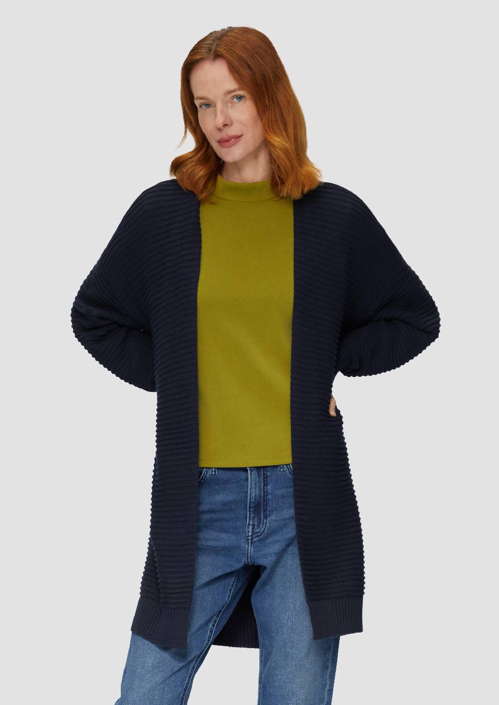 S.Oliver Strickjacke Mit Strukturmuster