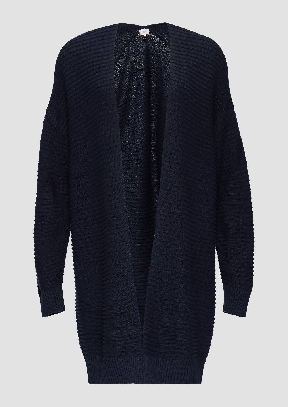 S.Oliver Strickjacke Mit Strukturmuster