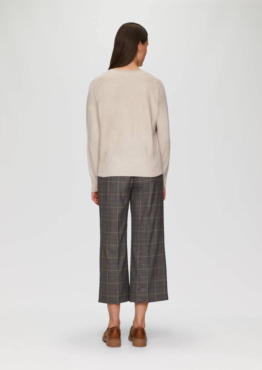 S.Oliver Strickjacke Mit Strukturmuster Am Saum