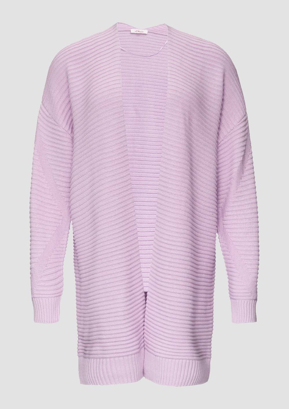 S.Oliver Strickjacke Mit Strukturmuster