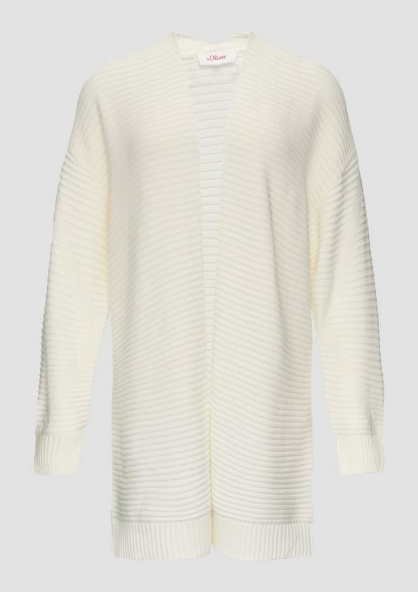 s.Oliver Strickjacke mit Strukturmuster