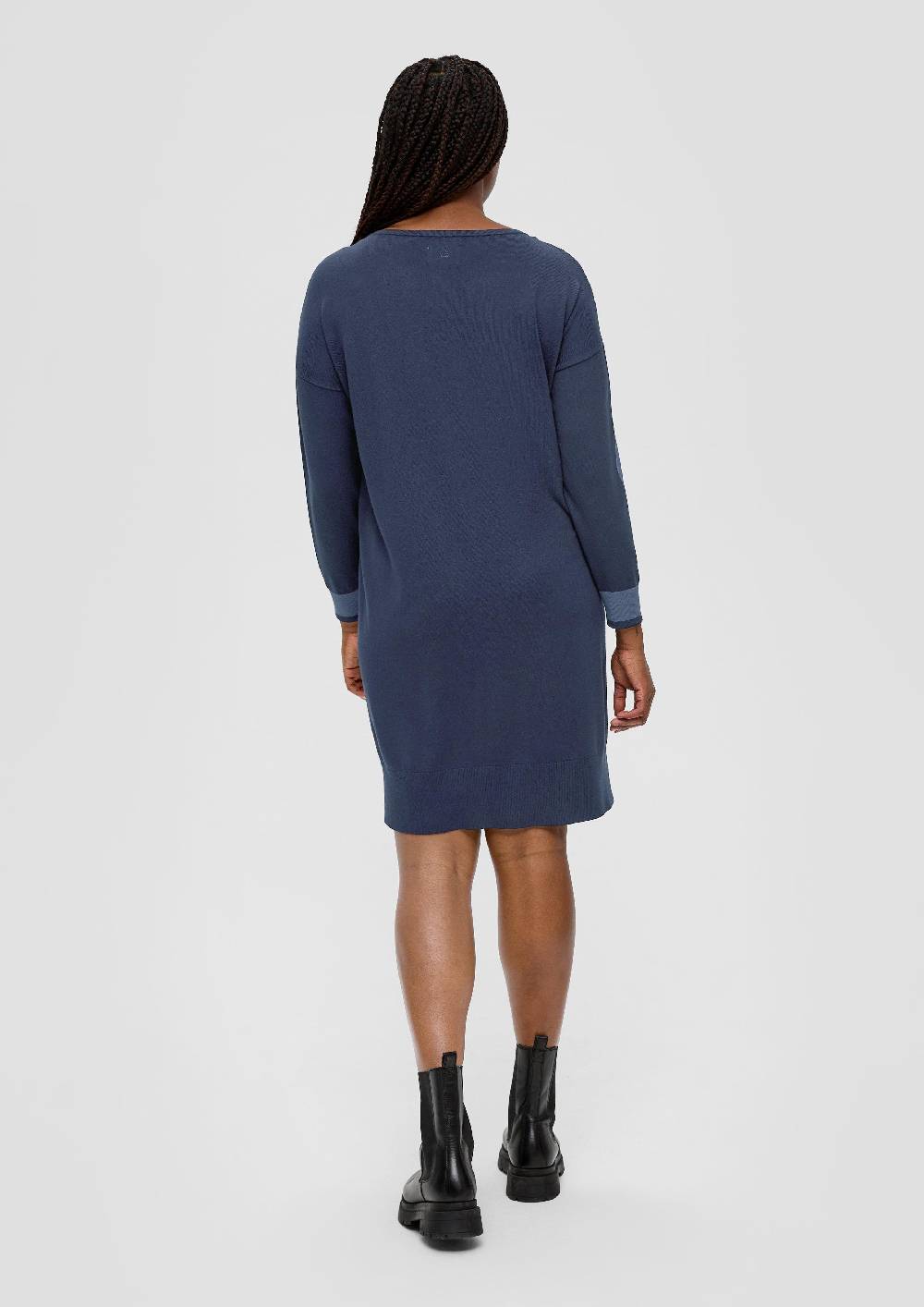 S.Oliver Strickkleid Aus Viskosemix