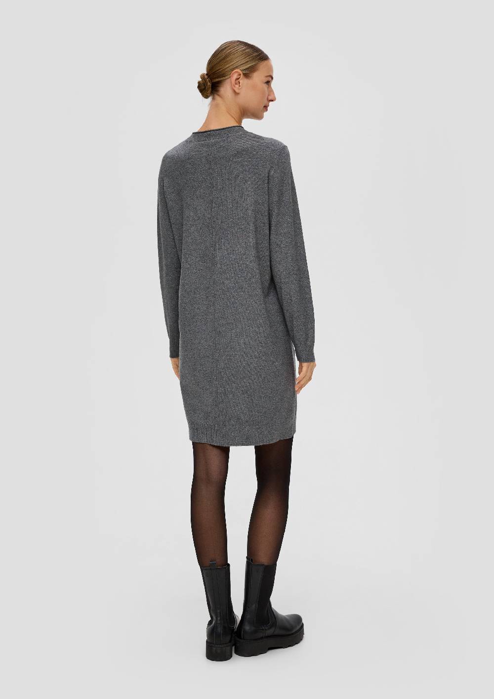 S.Oliver Strickkleid Aus Viskosemix