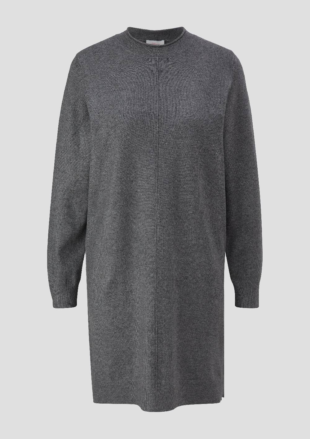 S.Oliver Strickkleid Aus Viskosemix