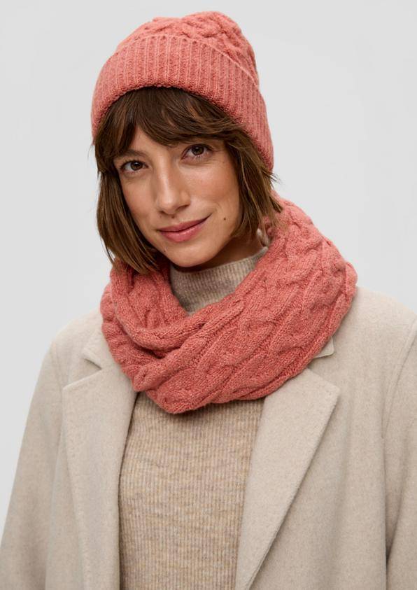 s.Oliver Strickmütze aus Baumwollmix