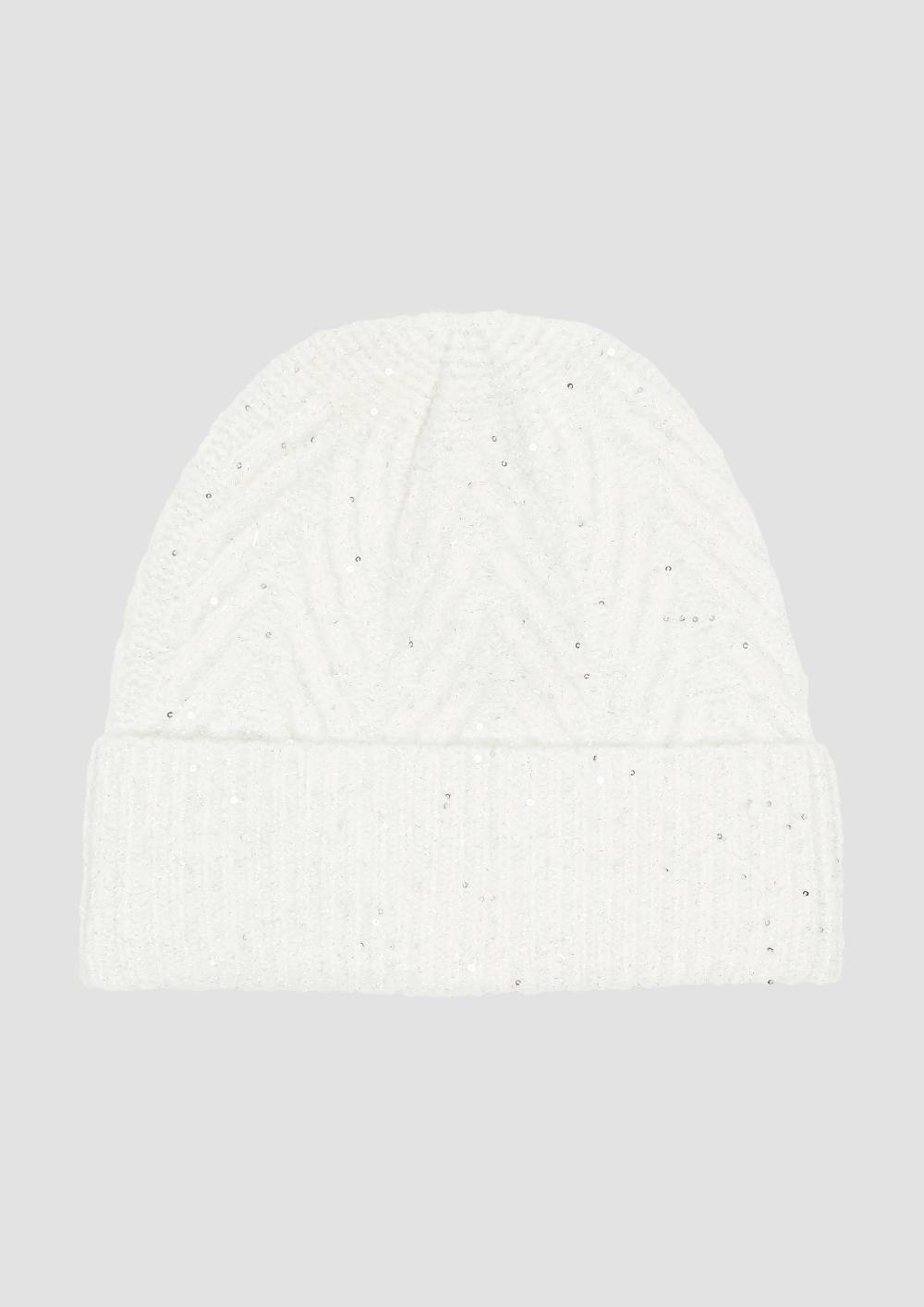 S.Oliver Strickmütze Mit Glitzergarn