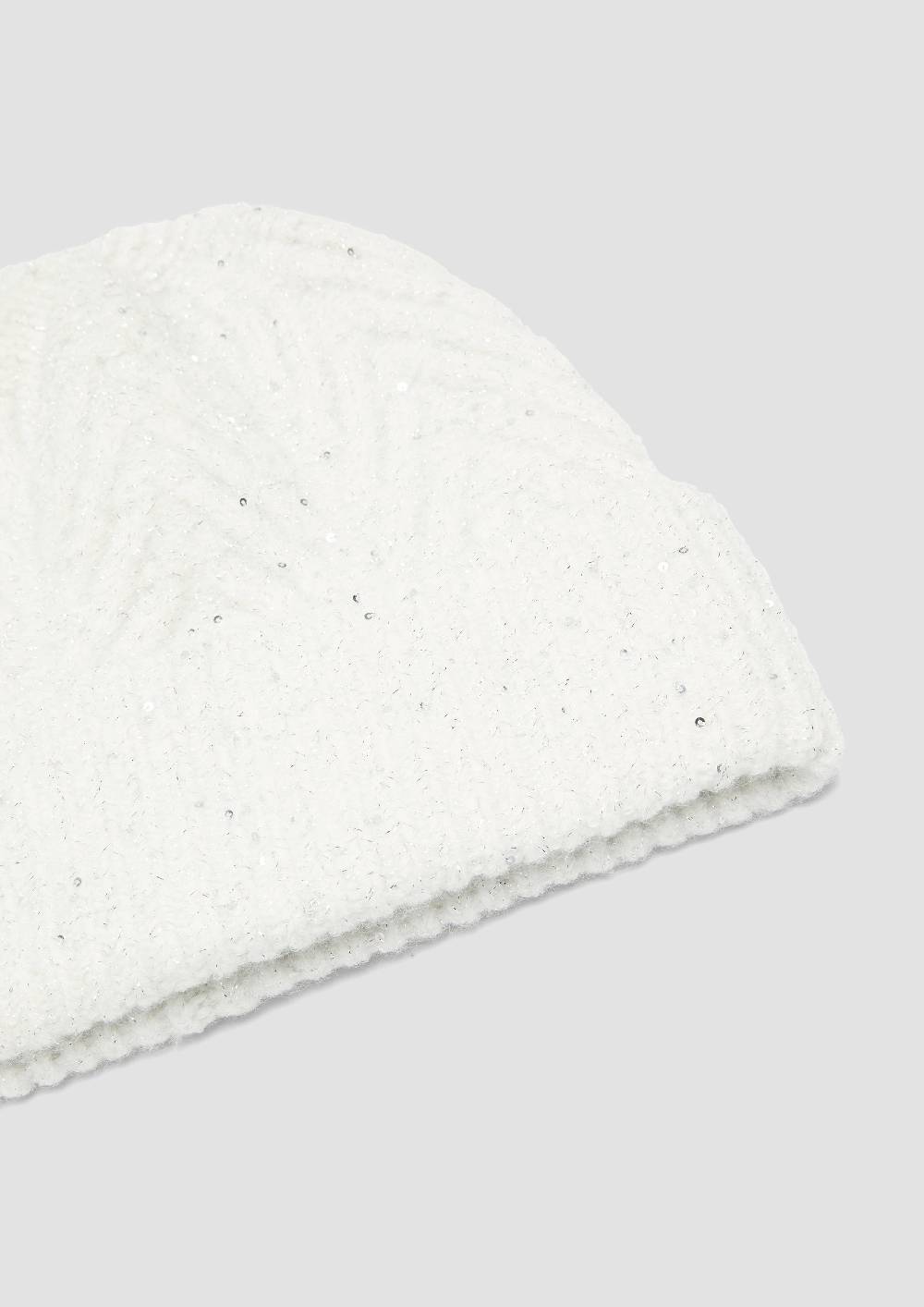 S.Oliver Strickmütze Mit Glitzergarn