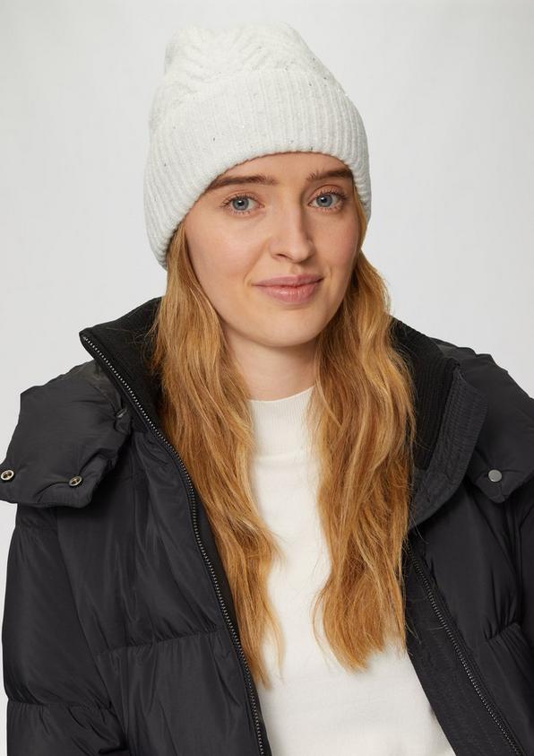 s.Oliver Strickmütze mit Glitzergarn