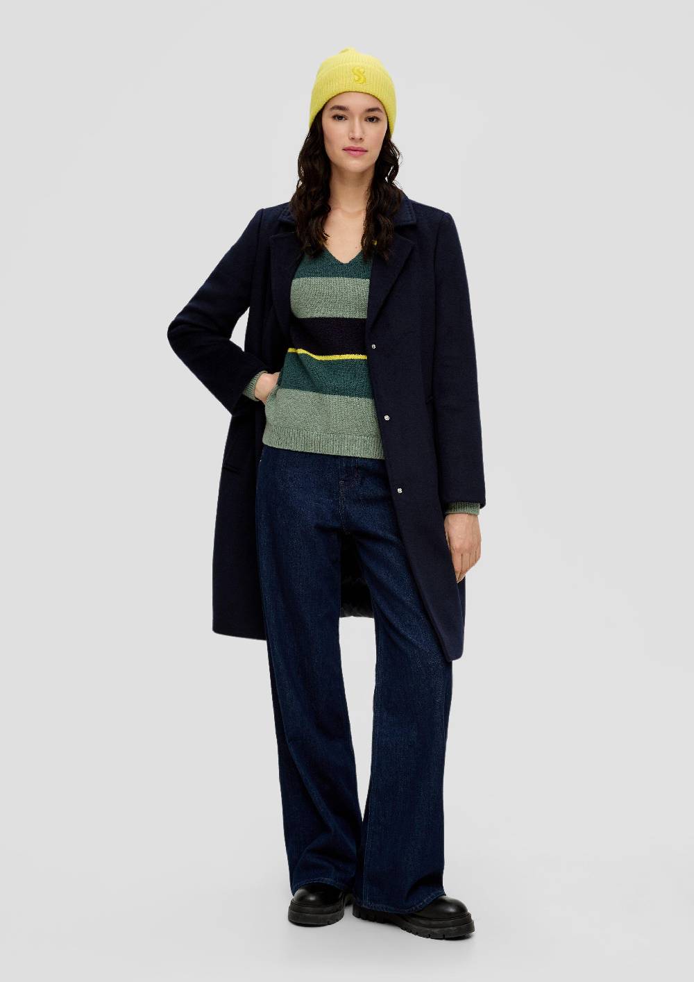 S.Oliver Strickmütze Mit Logo-Stickerei