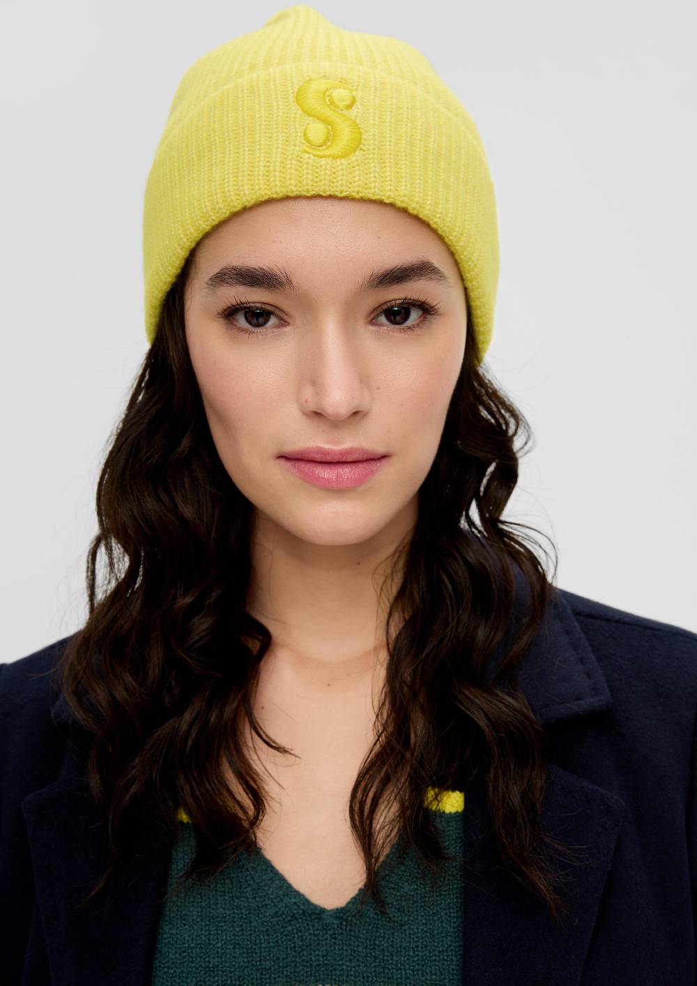 S.Oliver Strickmütze Mit Logo-Stickerei