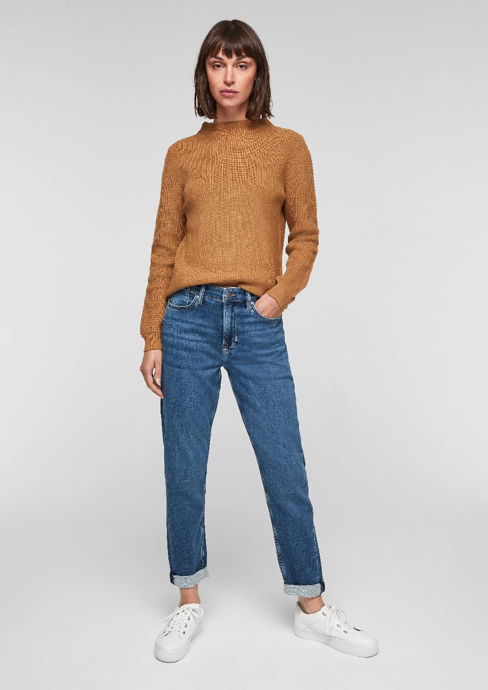 S.Oliver Strickpulli Mit Stehkragen