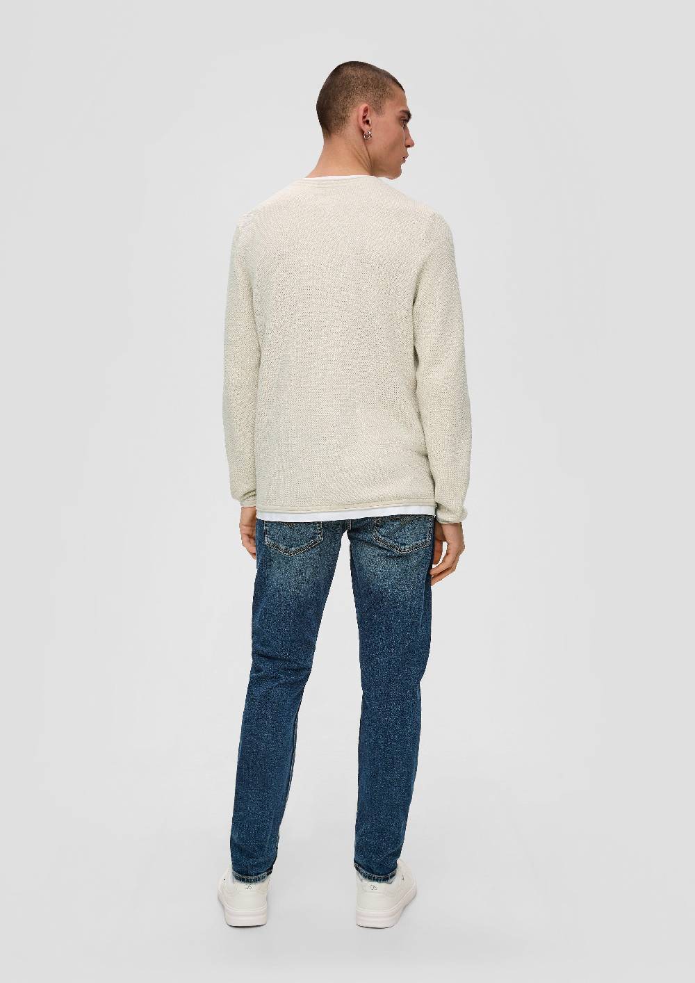 S.Oliver Strickpullover Aus Reiner Baumwolle