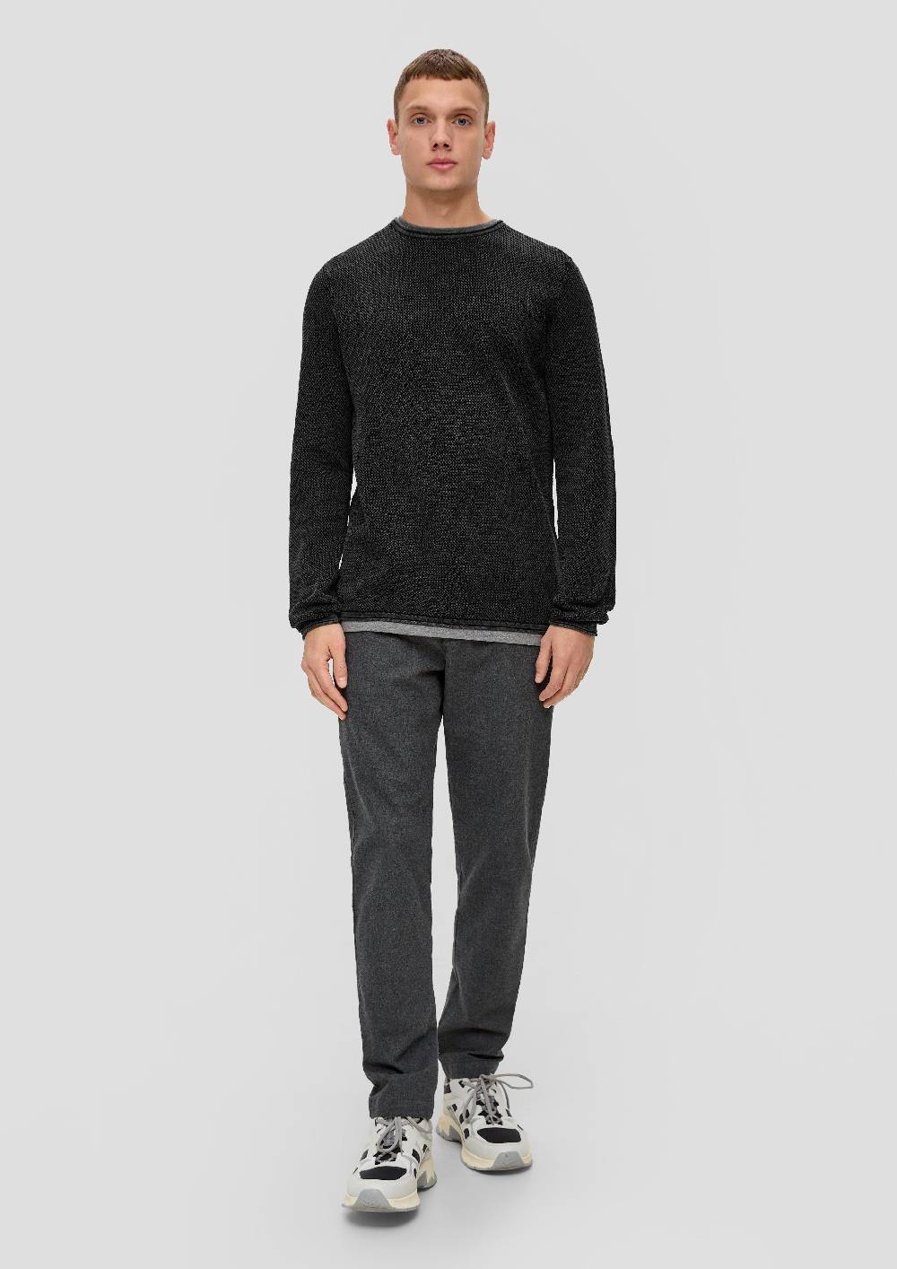 S.Oliver Strickpullover Aus Reiner Baumwolle