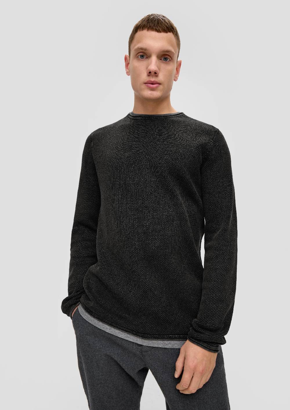 S.Oliver Strickpullover Aus Reiner Baumwolle