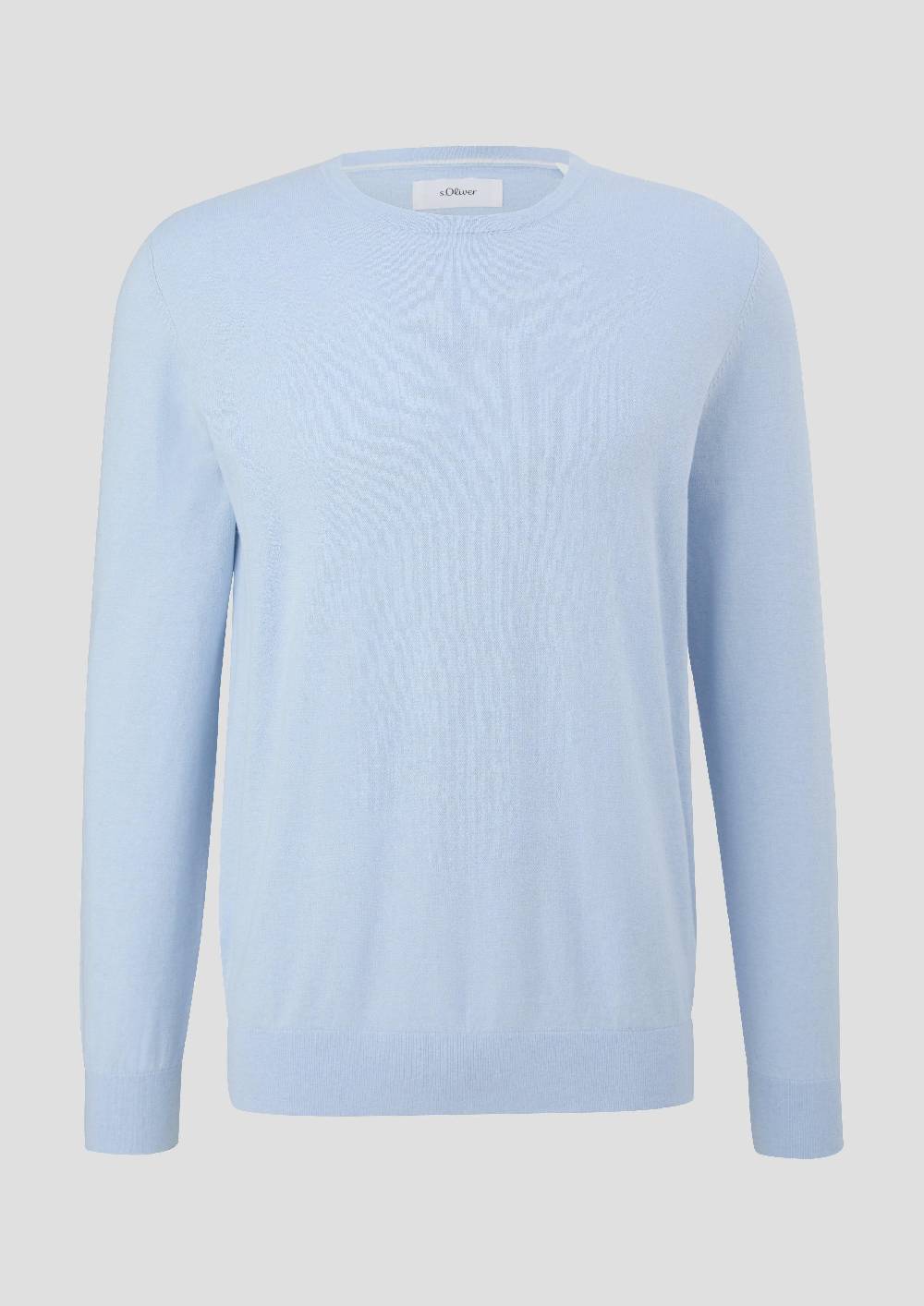 S.Oliver Strickpullover Aus Seide Mit Crew Neck