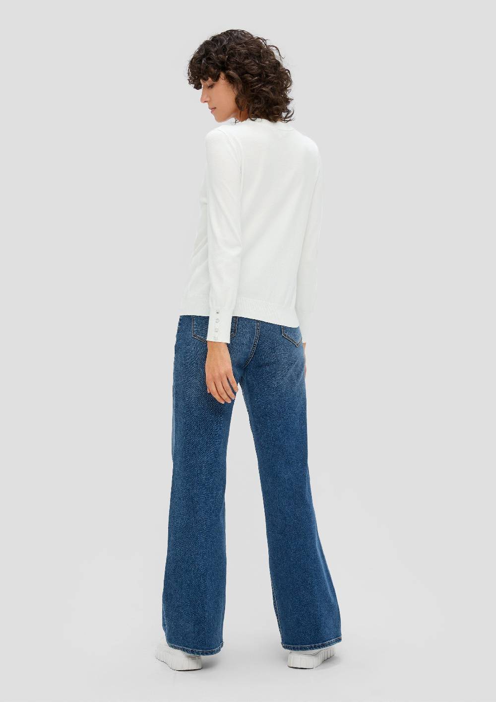 S.Oliver Strickpullover Aus Viskosemix